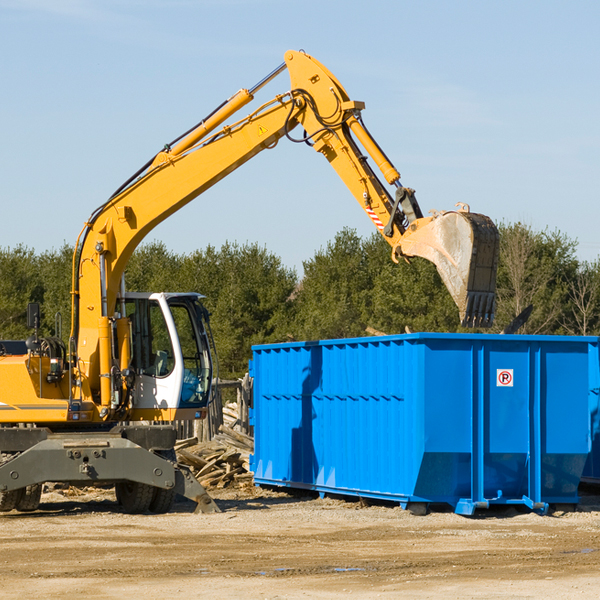 what are the rental fees for a residential dumpster in Prices Fork